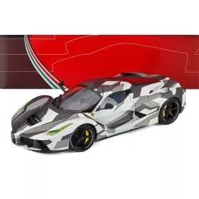   Bbr-Models - FERRARI LAFERRARI 2013 - POLIFOAM PACK WHITE CAMOUFLAGE