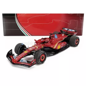   Bbr-Models - FERRARI F1  SF-24 TEAM SCUDERIA FERRARI N 16 WINNER AUSTIN USA GP 2024 CHARLES LECLERC RED BLACK