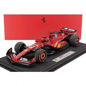   Bbr-Models - FERRARI F1  SF-24 TEAM SCUDERIA FERRARI N 16 WINNER AUSTIN USA GP 2024 CHARLES LECLERC WITH SHOWCASE RED BLACK