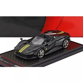   Bbr-Models - FERRARI DAYTONA SP3 SERIE ICONA OPEN ROOF 2022 VERDE BRITISH - GREEN YELLOW