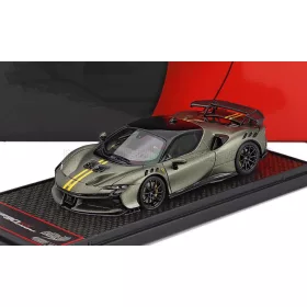  Bbr-Models - FERRARI SF90 XX STRADALE 2024 VERDE MASONI - MATT GREEN BLACK