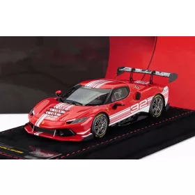   Bbr-Models - FERRARI 296 GT3 3.0L TWIN TURBO V6 CHALLENGE N 32 FINALI MONDIALI MUGELLO ITALY 2023 RED WHITE
