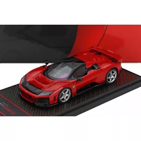   Bbr-Models - FERRARI F80 2024 - SILVER RIMS ROSSO CORSA - RED BLACK