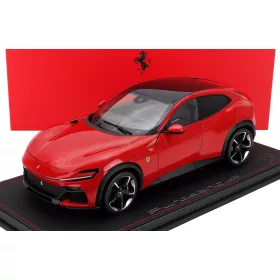   Bbr-Models - FERRARI PUROSANGUE SUV 2022 WITH SHOWCASE ROSSO CORSA - RED