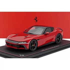   Bbr-Models - FERRARI 12CILINDRI V12 830cv PANORAMIC ROOF 2024 - MATT BLACK RIMS WITH SHOWCASE ROSSO CORSA - RED