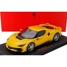   Bbr-Models - FERRARI 296 SPECIALE 2025 - CON VETRINA - WITH SHOWCASEGIALLO TRISTRATO - YELLOW