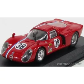   Best-Model - Alfa Romeo 33.2 Coupe N 38 Test Le Mans 1968 Gosselin - Trosch Red
