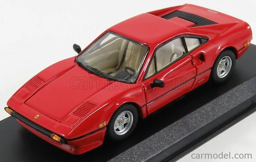 Ferrari 308 GTB 1977 Rouge/Noir - BEST MODEL - Échelle 1/43 - Neuf