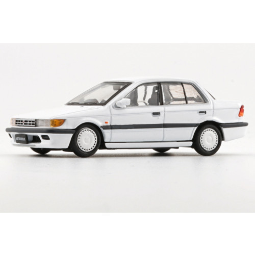 Bm-Creations - 1:64 Mitsubishi Lancer Gti 1988, White Right Hand Drive With Extra Parts