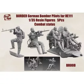   Border Model - German Bomber Pilots for He 111 Combat Status (5 pcs)