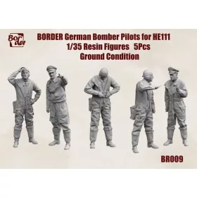   Border Model - German Bomber Pilots for He 111 Ground Condition (5 pcs)