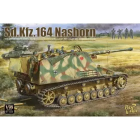  Border Model - 1/35 Sd.Kfz. 164 Nashorn Early/Command w/4 figures - Border Model tank makett
