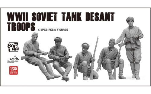 Border Model - WW2 Soviet Tank Desant Troops