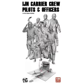   Border Model - IJN Carrier Crew Pilots   Officers figura makett