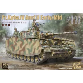   Border Model - Panzer IV Ausf H Early Mid With Figures tank makett