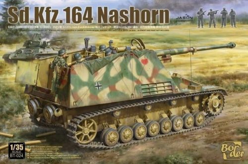 Border Model - Sd. Kfz. 164 Nashorn Early/Command With 4 Figures
