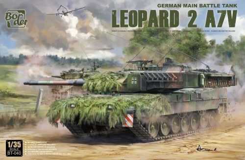 Border Model - 1:35 Leopard 2A7V with Workable Track and Metal gun