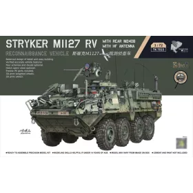   Border Model - Stryker M1127 RV with Rear M240B and HF Antenna harcjármű makett
