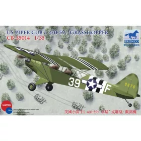 Bronco Models - Piper Cub L4 Grasshopper repülő makett