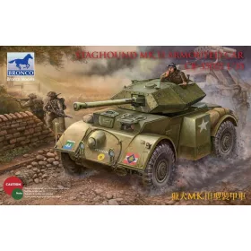 Bronco Models - Staghound Mk.III harcjármű makett