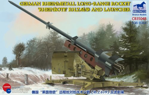 Bronco Models - German Rheinmetall Rheinbote Rakete Rheinbote(Rh.Z.61/9) and launcher