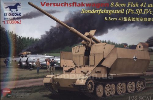 Bronco Models - Versuchsflakwagen 8.8cm Flak 41 auf Sonderfahrgestell (Pz.SFL.IVc)