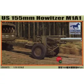 US M1A1 155mm Howitzer (WWII) harcjármű makett