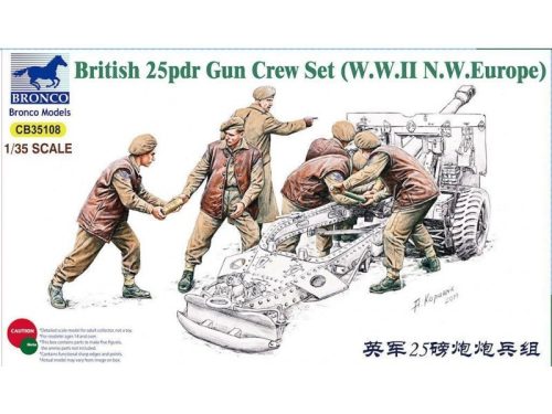 Bronco Models - 25pdr Gun Crew Set
