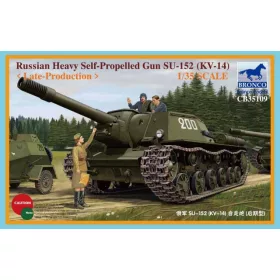   Bronco Models - Russian Self-Propelled Gun SU-152(KV-14) -September 1943 Produktion- harcjármű makett