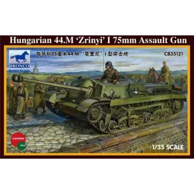   Bronco Models - Hungarian 75mm Assault Gun 44.M Zrinyi I harcjármű makett