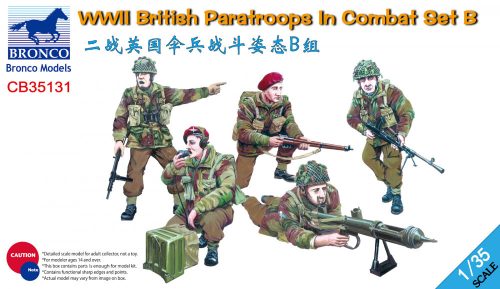 Bronco Models - WWII British Paratroops in Combat Set B