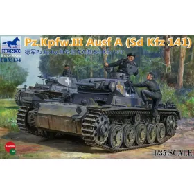   Bronco Models - Panzerkampfwagen III Ausf.A (Sd Kfz 141) tank makett