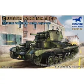   Bronco Models - Cruise Tank Mk.I/ICS British CruiserTank A9/A9CS tank makett