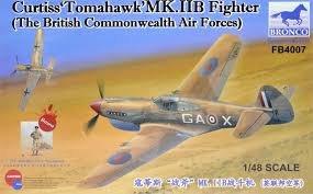 Bronco Models - Curtiss"Tomahawk'MK.II B Fighter   The British Commonwealth Air Forces)