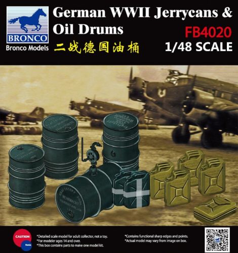 Bronco Models - WWII German Jerry Can & Fuel Drum