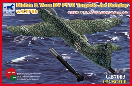 Bronco Models - Blohm & Voss BV P178 Torpedo Jet Bomber w/LTF5b Torpedo
