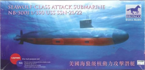 Bronco Models - USS SSN Sea-Wolf attack submarine
