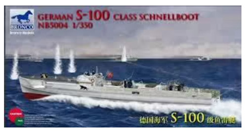 Bronco Models - 1:350 German S-100 Class Schnellboot - Bronco Models