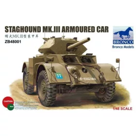   Bronco Models - Staghound Mk.III Armoured Car harcjármű makett