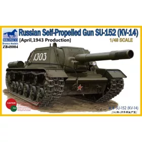   Bronco Models - Russian Self-Propelled Gun SU-152 (KV-14 (April 1943 Production) harcjármű makett