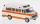 Brekina - Dodge B 200 Ambulance weiss/dunkelorange 1975