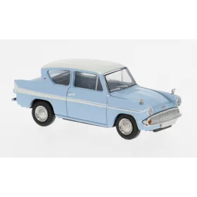 Brekina - Ford Anglia hellblau/weiss 1959