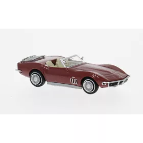 Brekina - Chevrolet Corvette C3 dunkelrot 1967