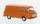 Brekina - Barkas B 1000 Kasten dunkelorange 1962