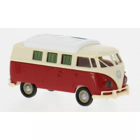 Brekina - VW T1b Camper hellbeige/rot 1960