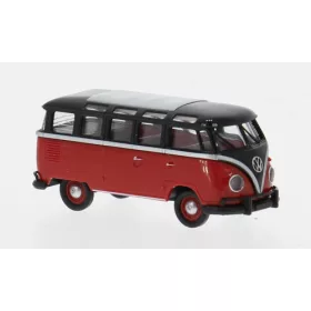 Brekina - VW T1b Samba schwarz/rot 1960