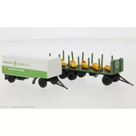   Brekina - Set 2 Anh nger  1965  Verkehrswacht e.V. - Jugendverkehrsschule  1:87