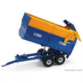   Britains - Kane Silage Trailer 16Tn - Carrello Cassone Ribaltabile Blue Yellow