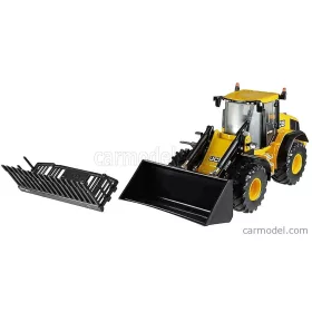   Britains - Jcb 4195 Ruspa Gommata Tractor - Scraper Yellow Black