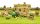 Britains - Accessories Diorama Farm Building With Tractor John Deere And Trailer Green Yellow